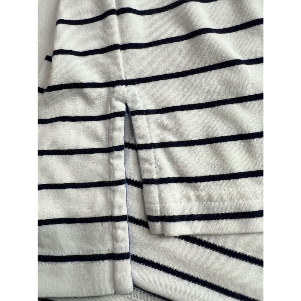 Polo Golf Ralph‎ Lauren Polo Mens XXL White Blue Striped Wicking Performance D20 - Picture 12 of 12
